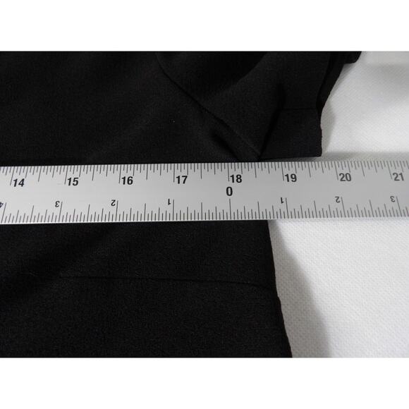 Ronen Chen Shift Dress US Sz 8 Pleated Scoop Neck Knee Length Modest Minimalist - Picture 11 of 13